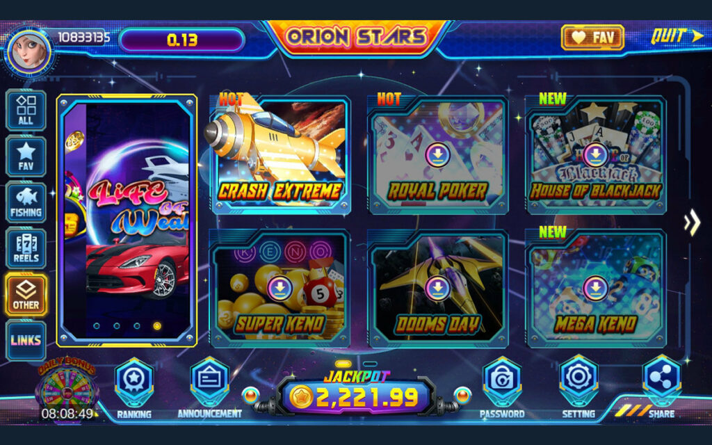 Orion Stars Other Games